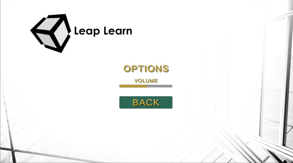Learning Environment using Leap Motion